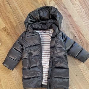 BabyGap Toddler Silver Puffer jacket